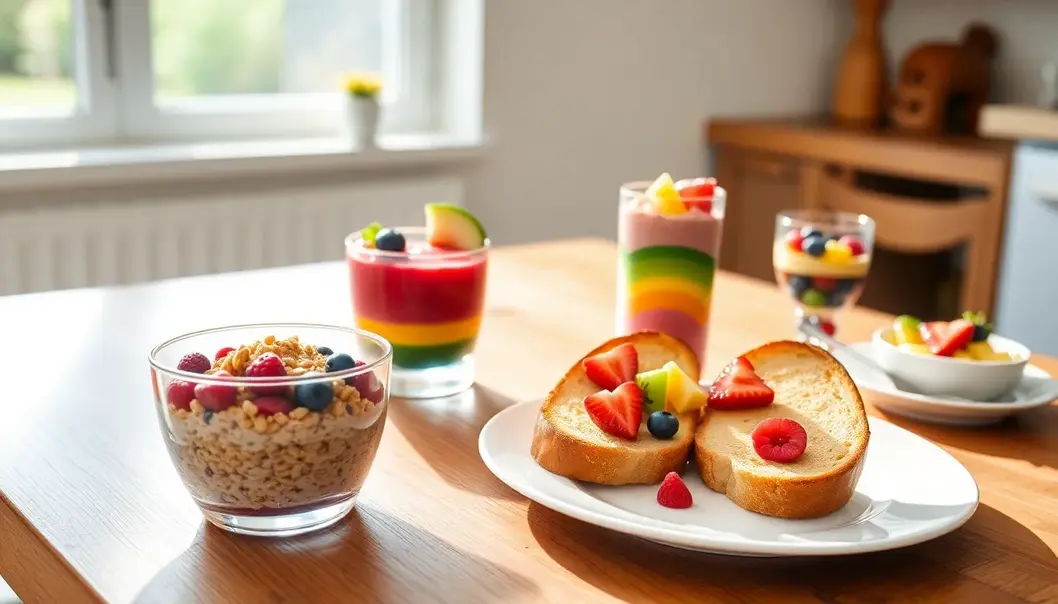 Nutritious and fun breakfast options for kids.
