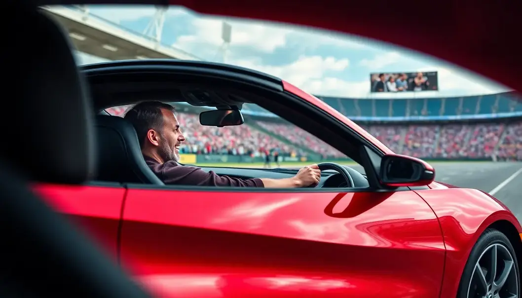 A variety of high-performance vehicles available through car subscription services.